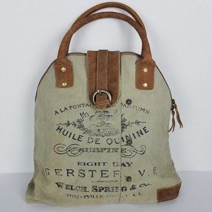 Myra Bag Gerster Shoulder Upcycled Canvas Bag